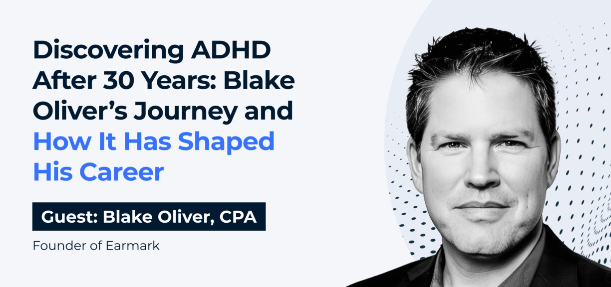 cover image for Blake Oliver, CPA ADHD journey