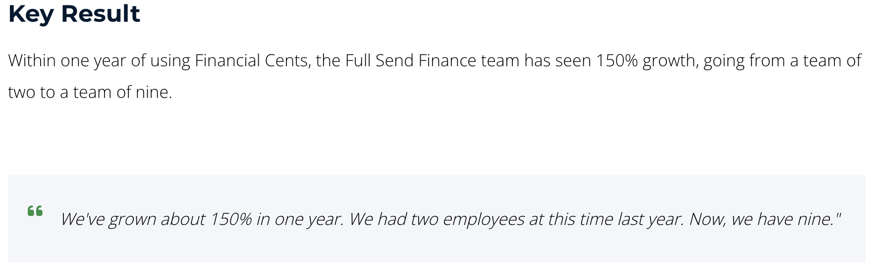 Full Send Finance's growth review with Financial Cents