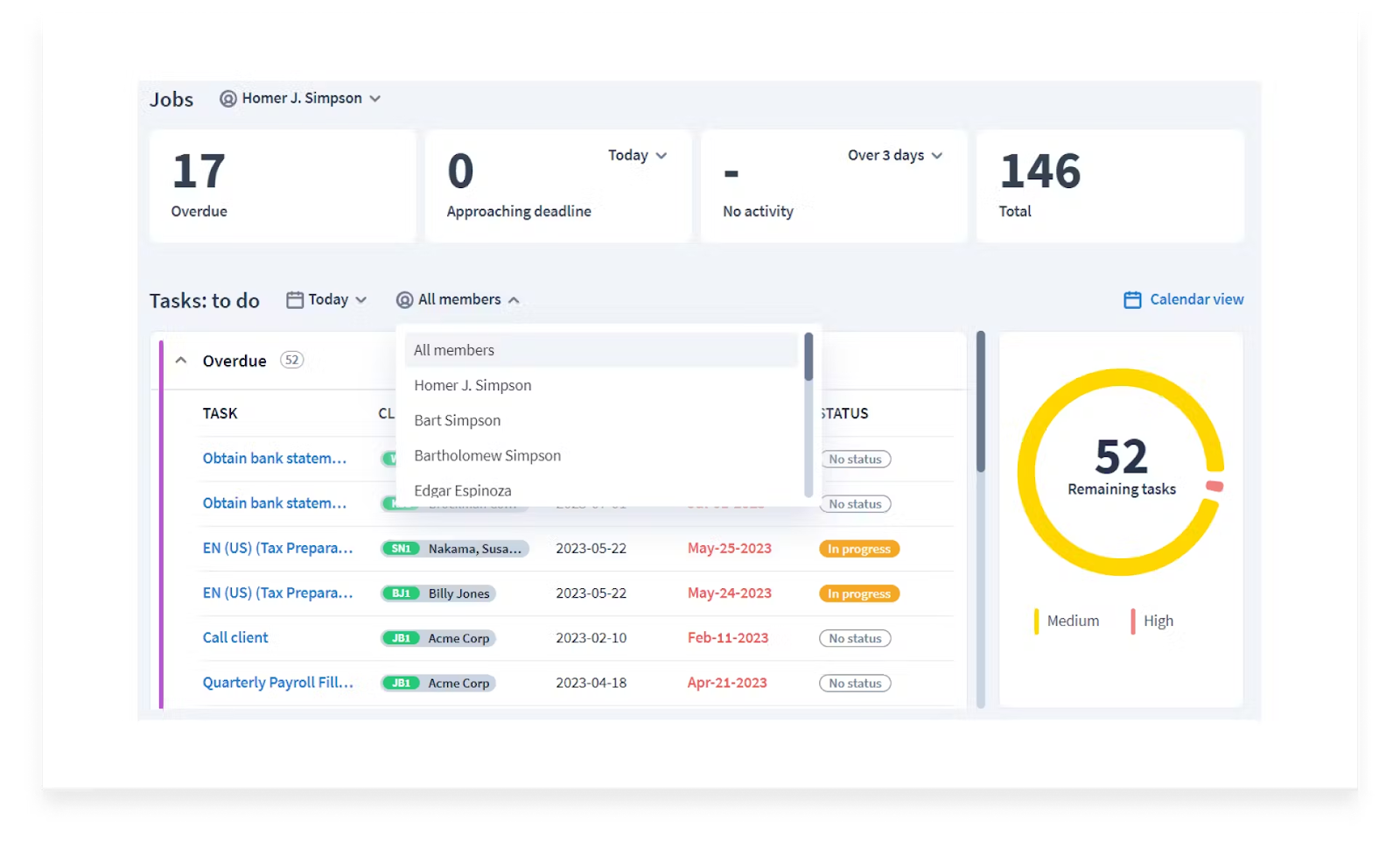 workflow automation in taxdome