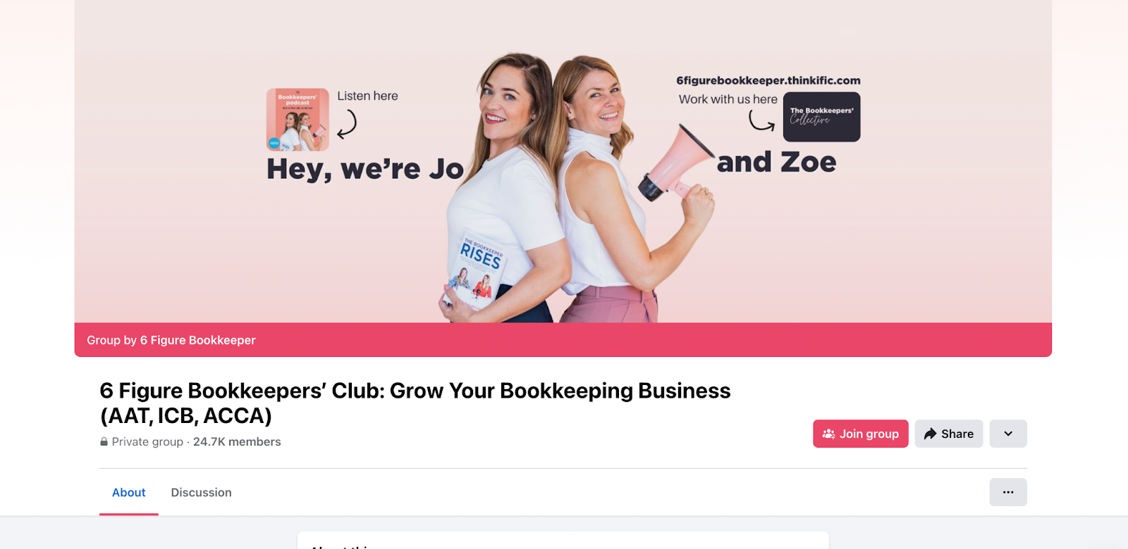 6-Figure Bookkeeper’s Club by Joe Wood and Zoe Whitman snapshot