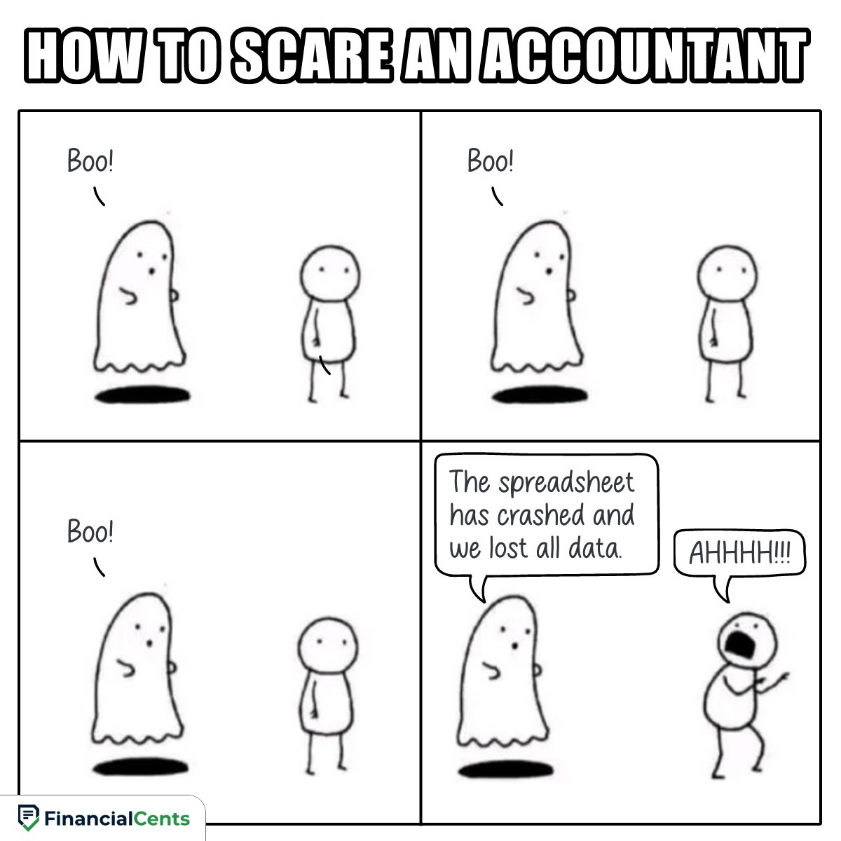 scaring an accountant joke