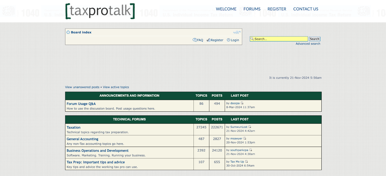 taxprotalk community forum