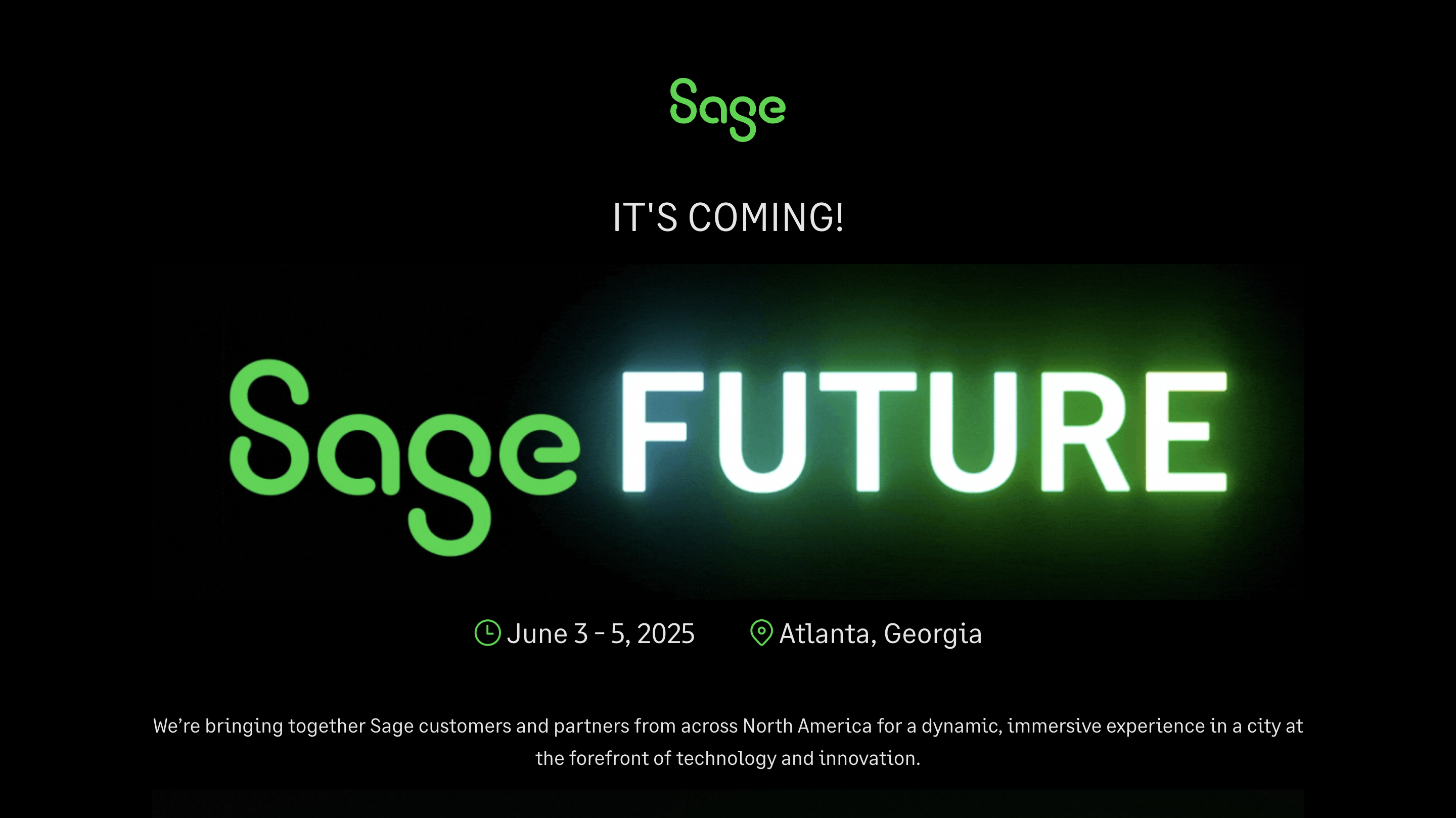 accounting conference: Sage Future