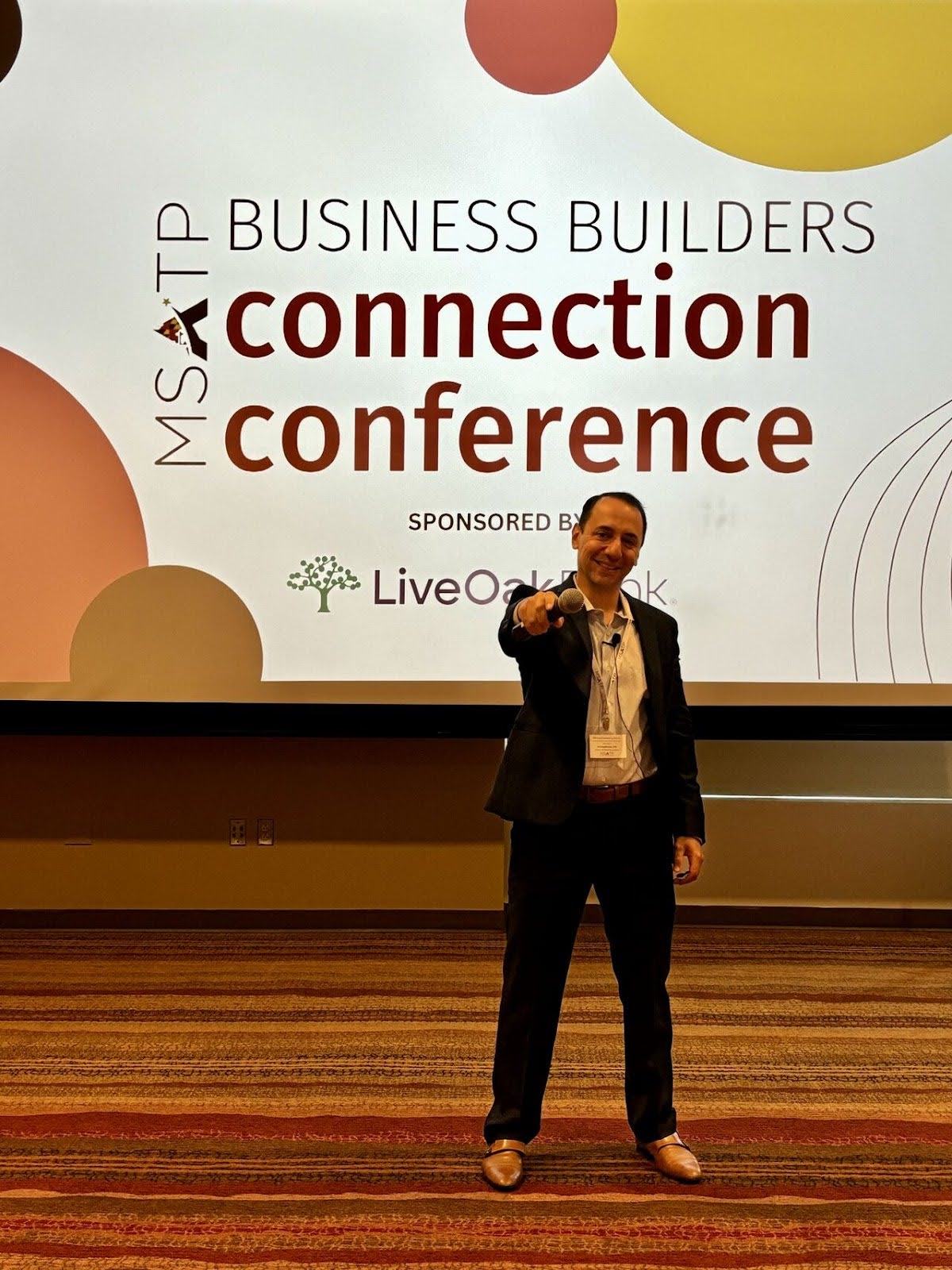 Yuri Kapilovich at a conference