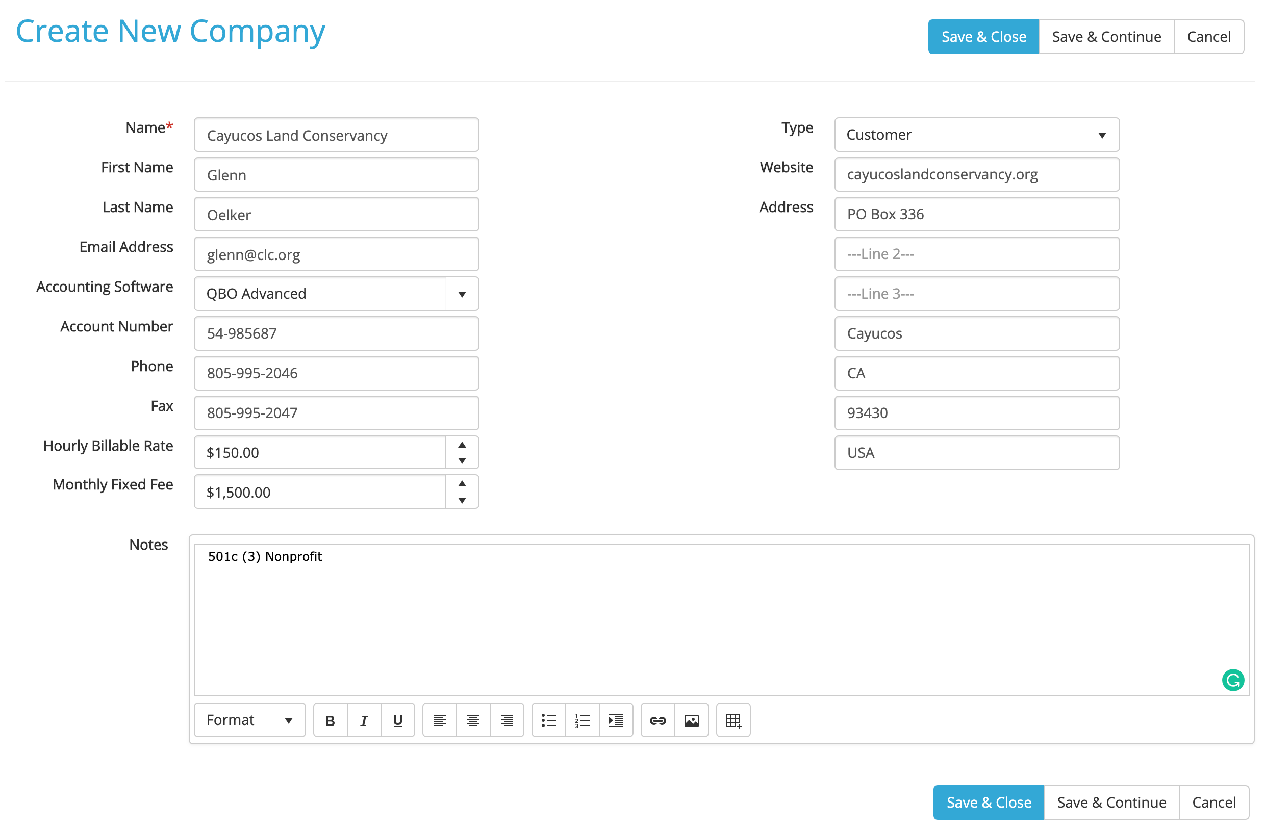 client management in aero workflow