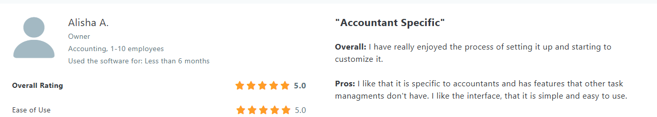 Alisha A. review of Financial Cents