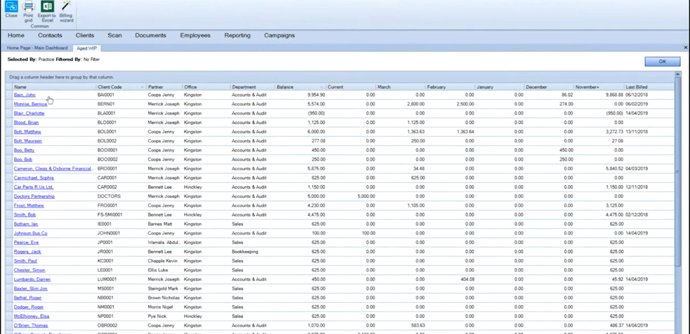 CCH iFirm client management