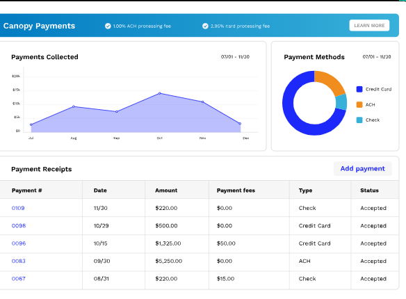 canopy billing overview