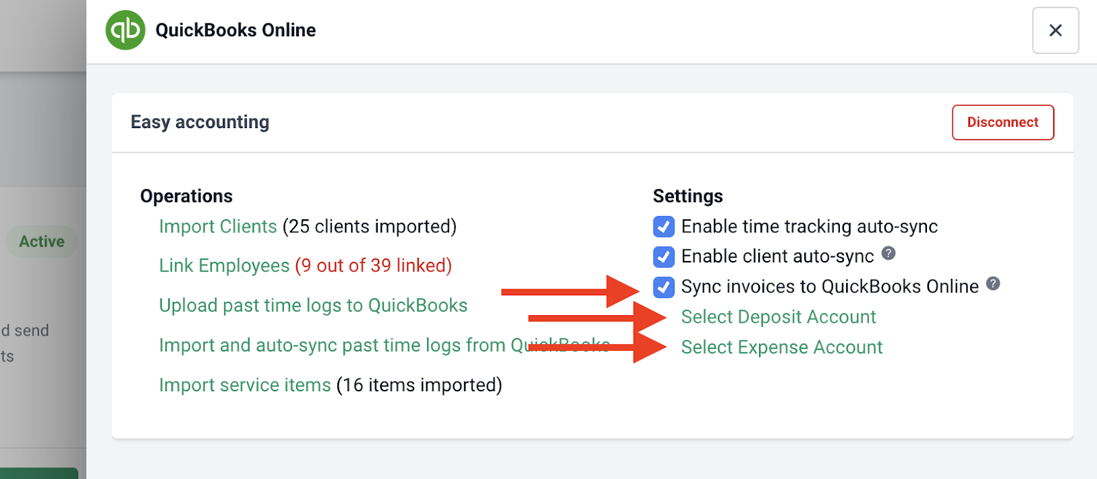 synching payments 