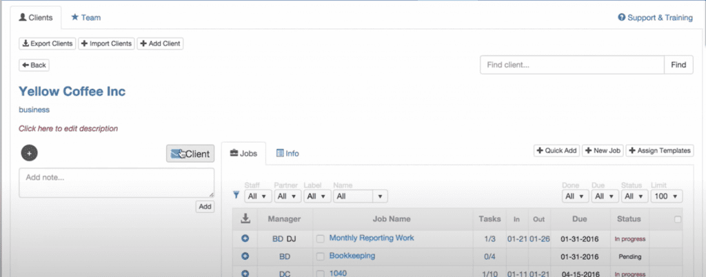 client management in jetpack workflow
