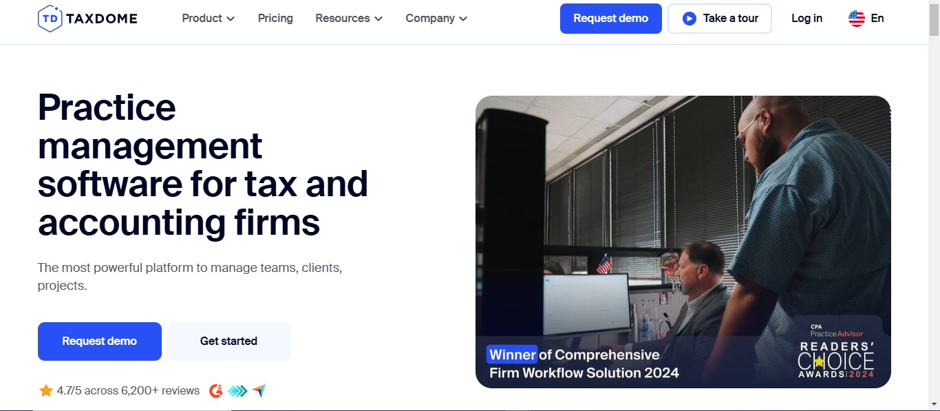 taxdome accounting practice management tool