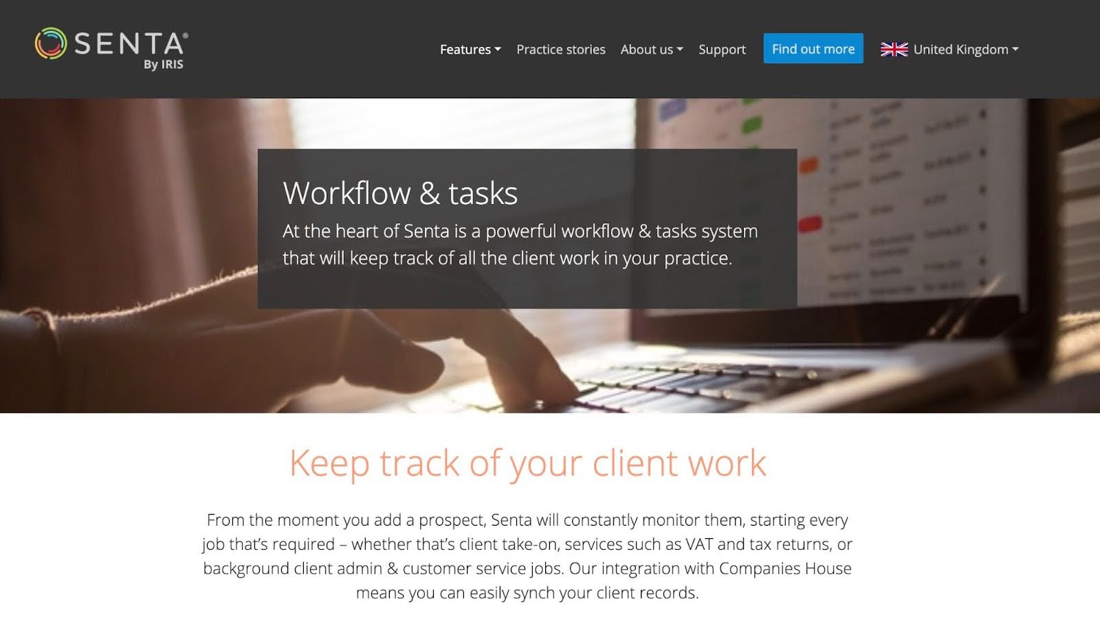 Sent accounting workflow & tasks software