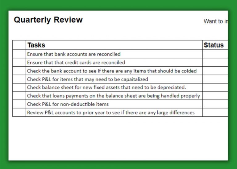 Accounting Workflow Checklists 6