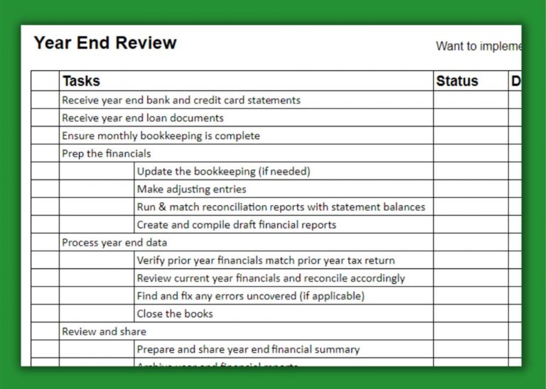 Accounting Workflow Checklists 6