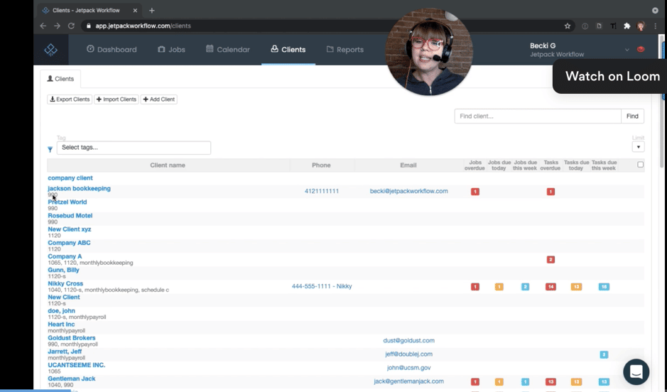 jetpack workflow client management