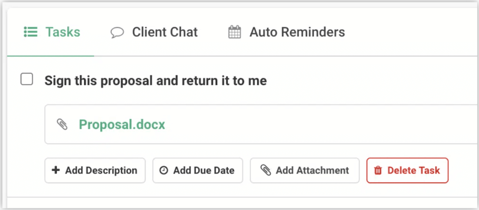 accounting client onboarding - sharing and receiving documents