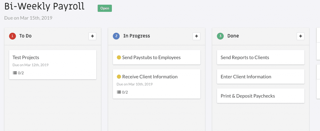 bookkeeping workflow