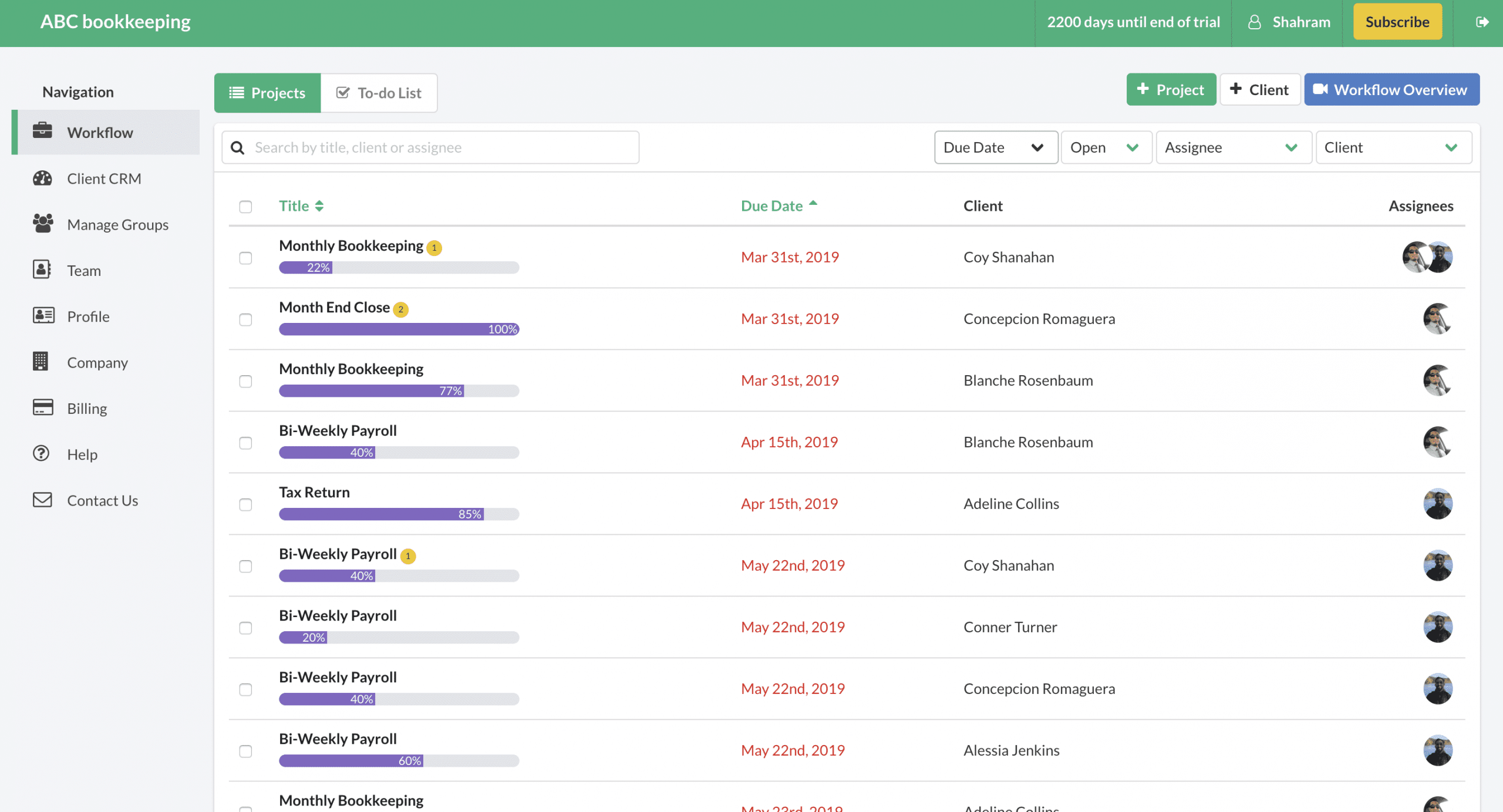 Project Management Software Accounting Practice Management Software