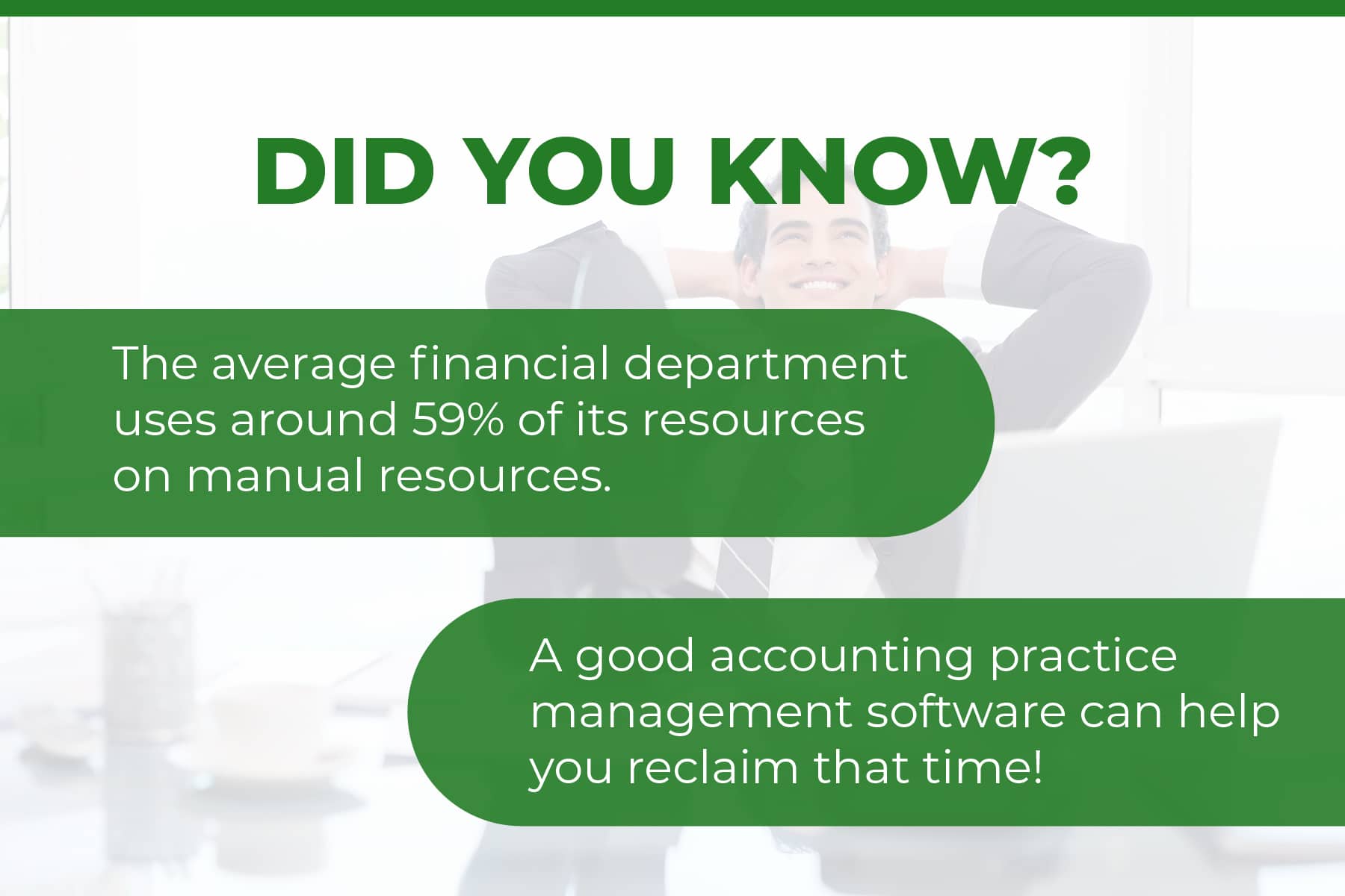 happy accounting firm owner with more time