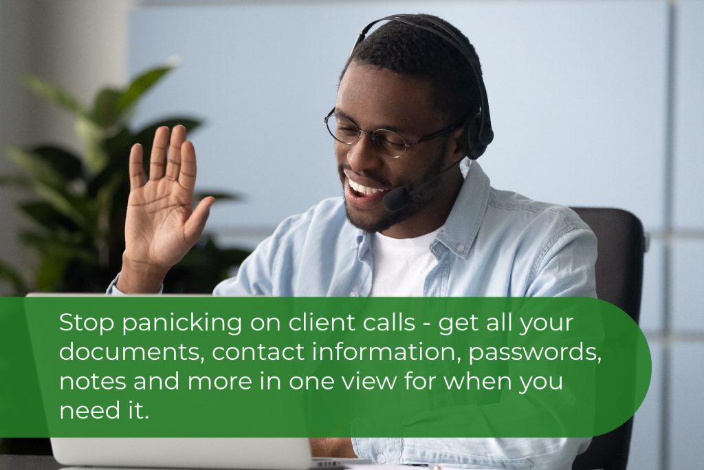 Stop panicking on client calls with accounting practice management software