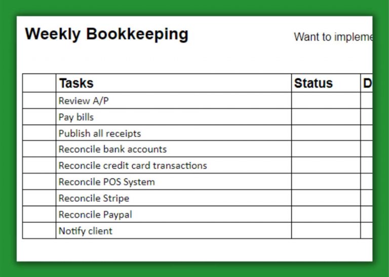 Accounting Workflow Checklists 2