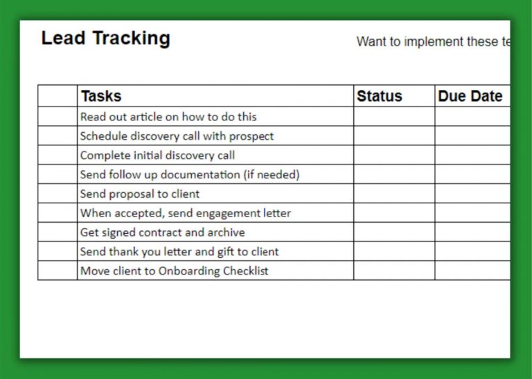 Accounting Workflow Checklists 7