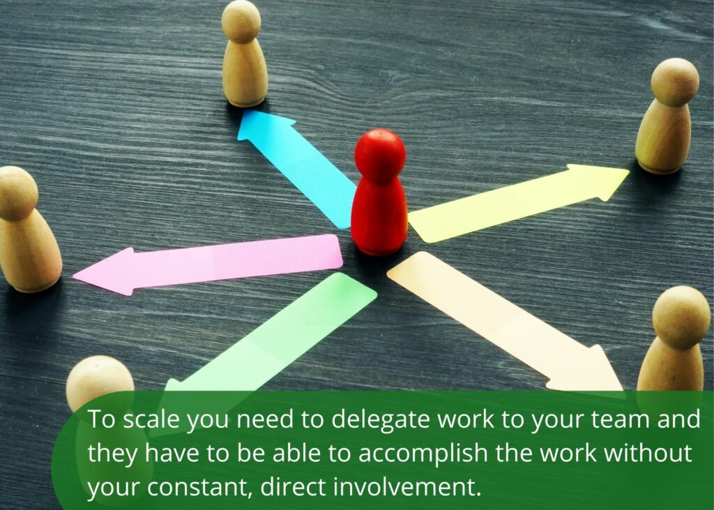 Accounting firms must delegate work in order to scale