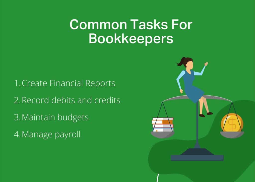 Common tasks for bookkeepers