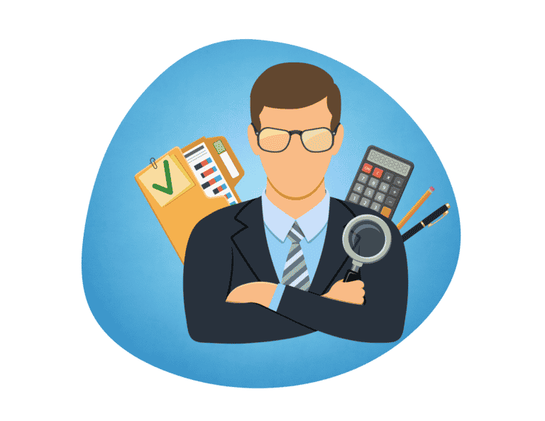 clipart images of a bookkeeper