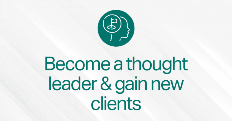 BLOG COVER Become a thought leader & gain new clients