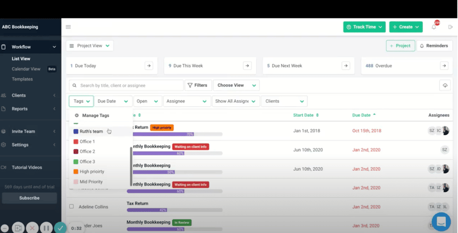 due date tracking software for accountants