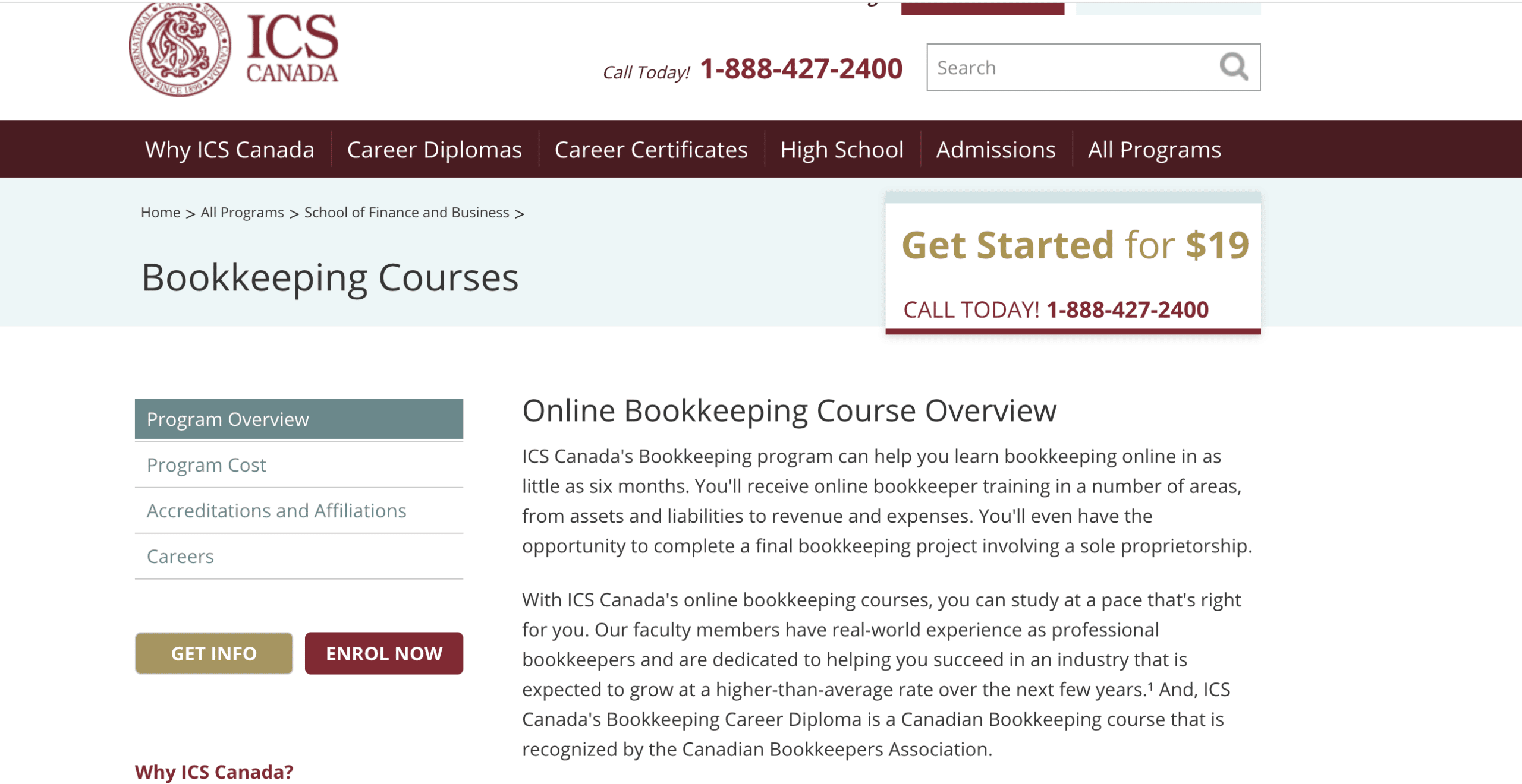 bookkeeping courses - ICS Canada's Bookkeeping online course