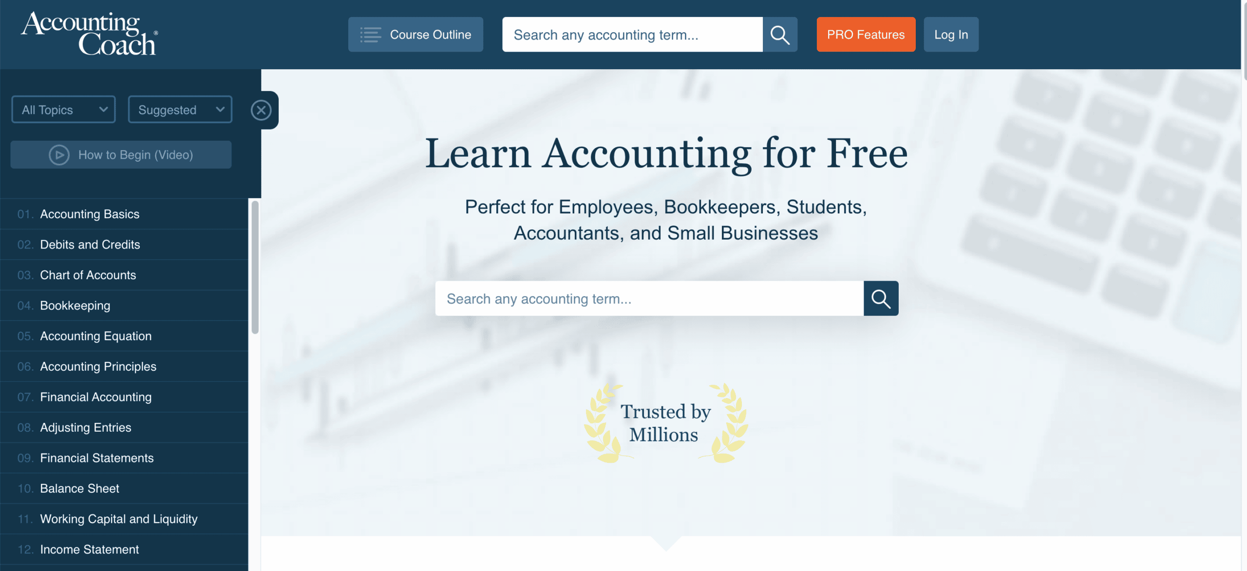 free course - learn accounting for free by Accounting Coach