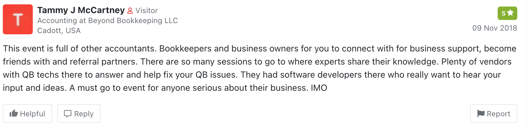 Customer Review Of Quickbooks Connect