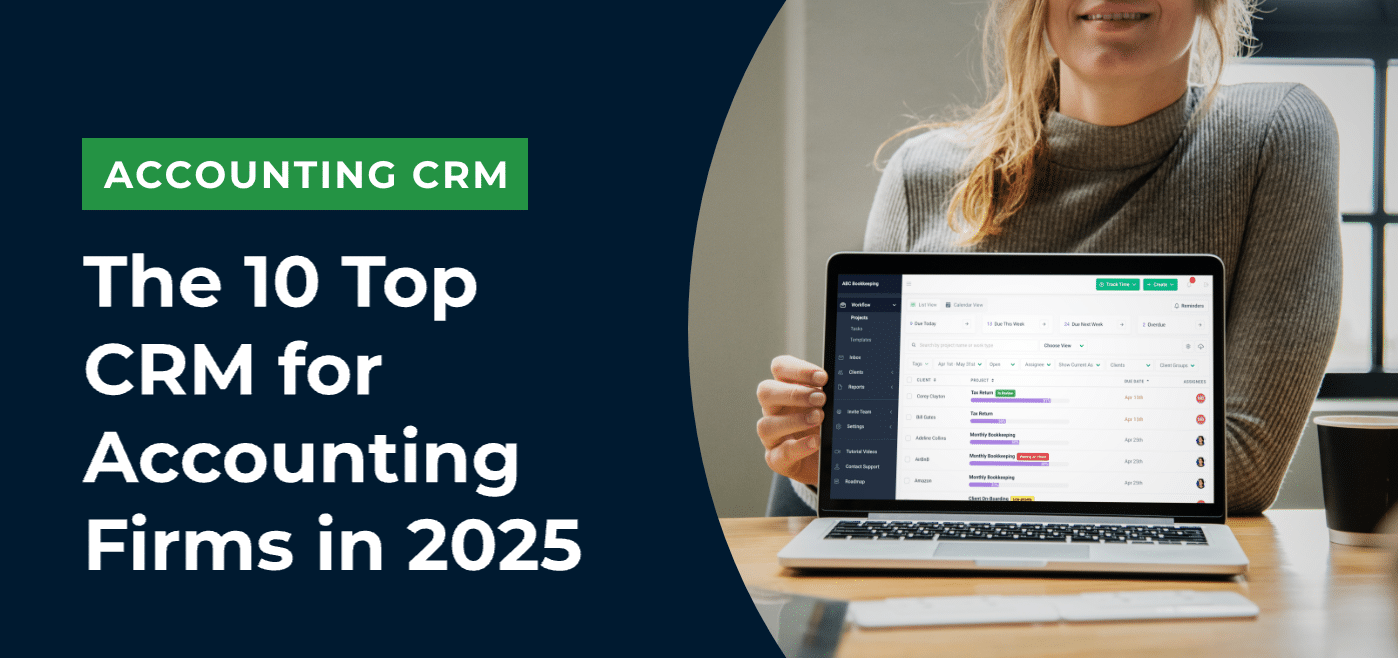 blog cover image for The 10 Top Accounting CRM Systems in 2025