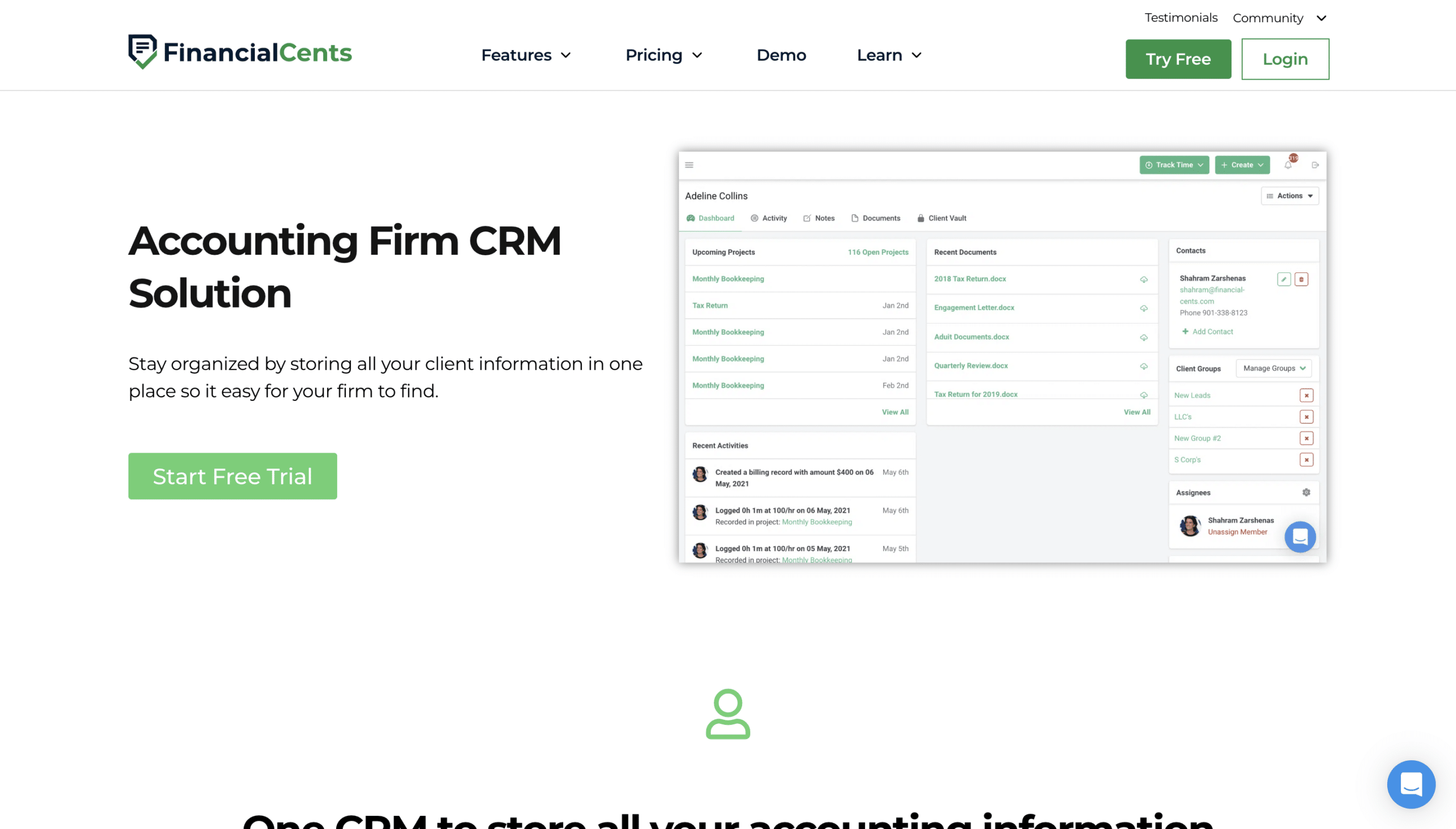 Accounting Crm Software For Project Management