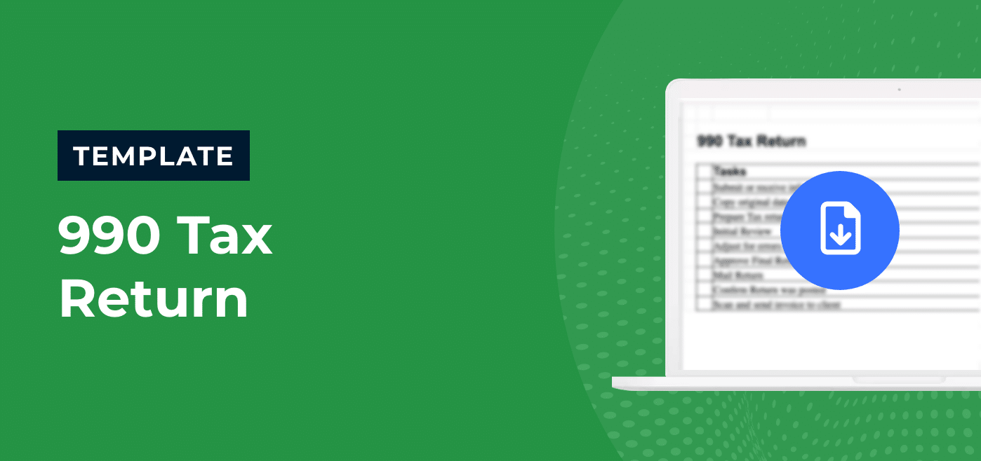 990 Tax Return Checklist Template