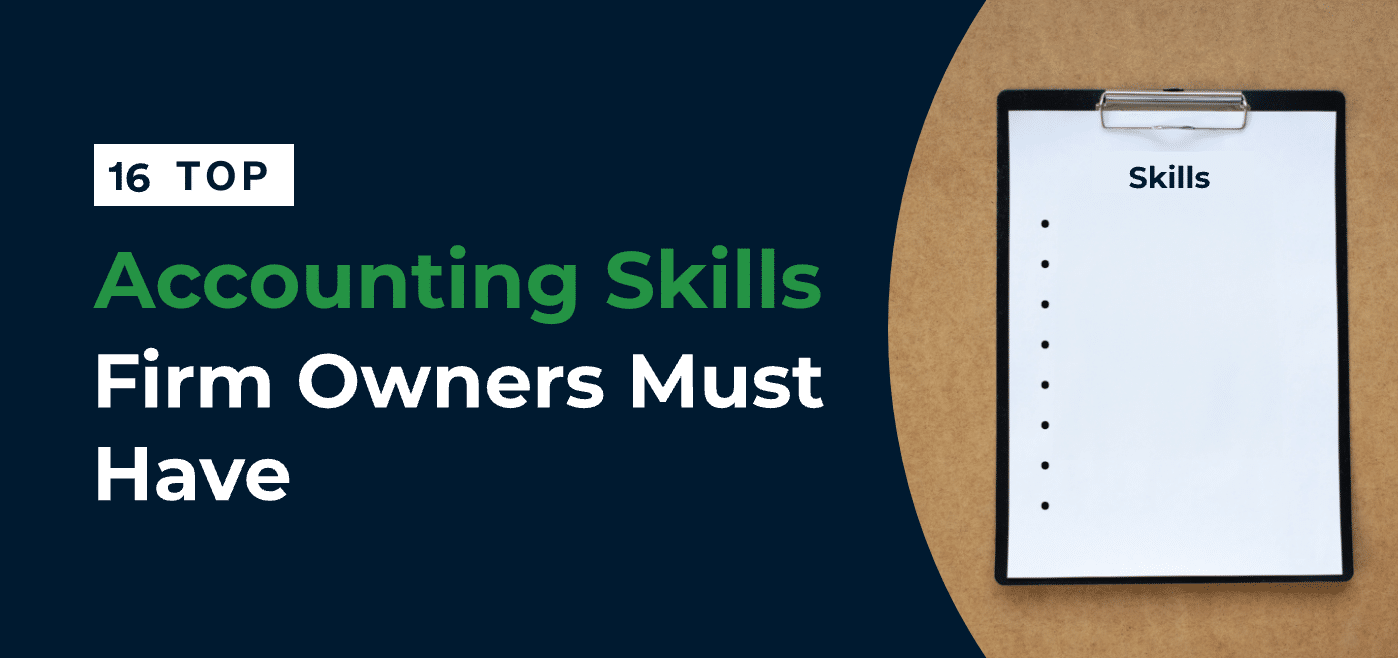 blog cover image for 16 top accounting skills accounting firm owners should have in their resume