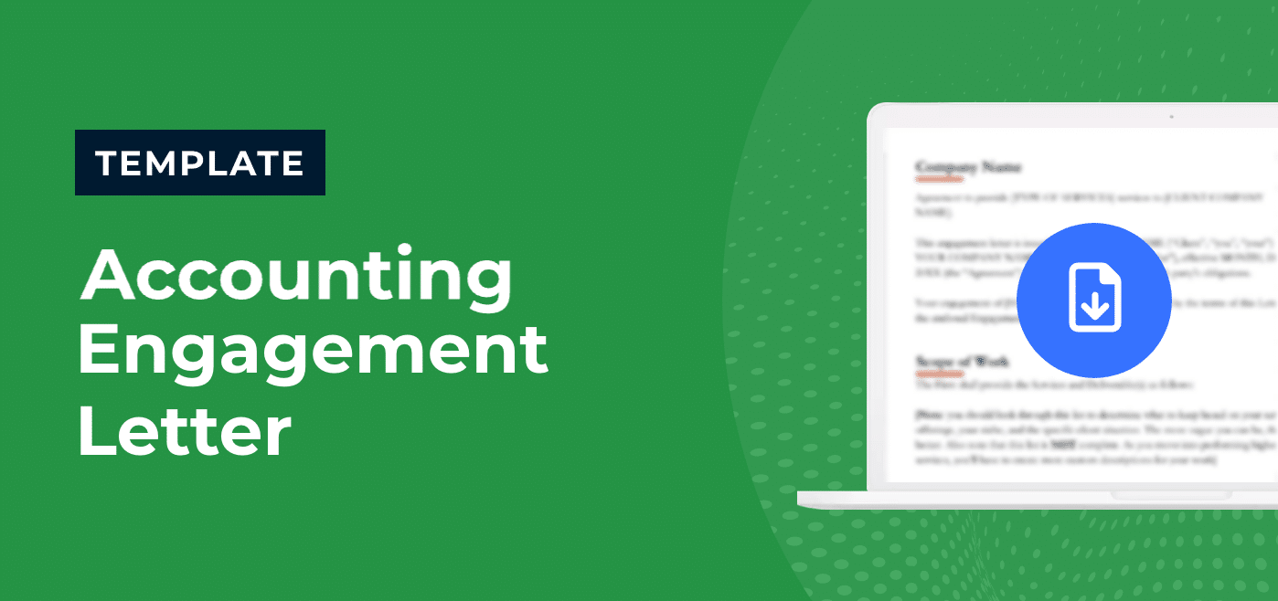 cover image for accounting engagement letter template