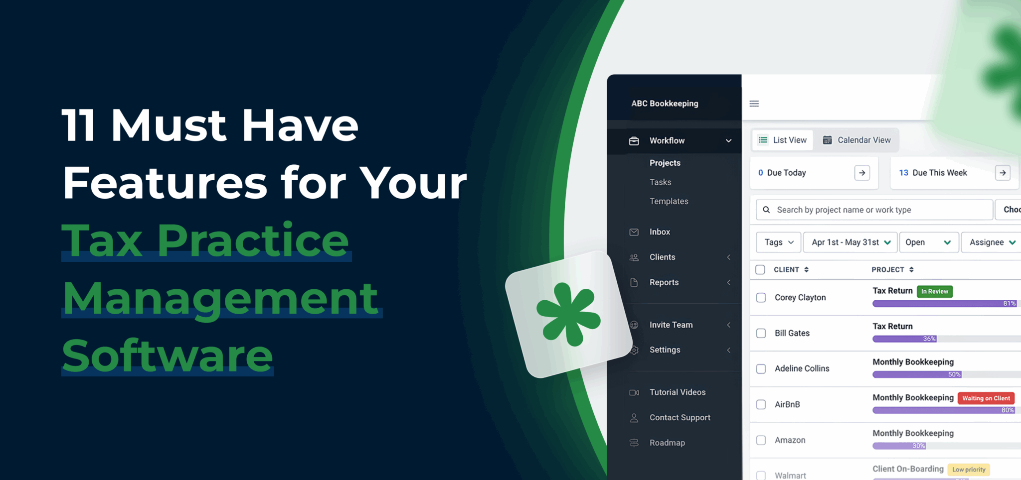 11 Must-Have Features For Your Tax Practice Management Software