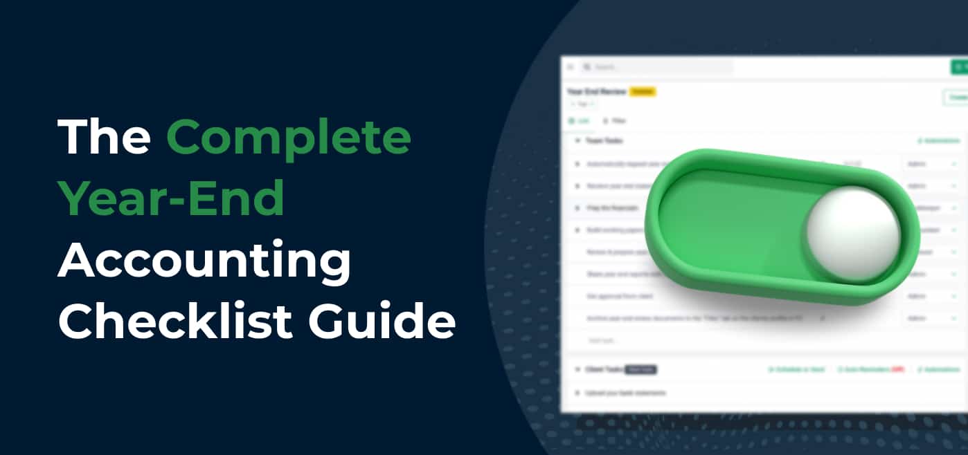 blog cover image for The Complete Year-End Accounting Checklist Guide (+Free Template)