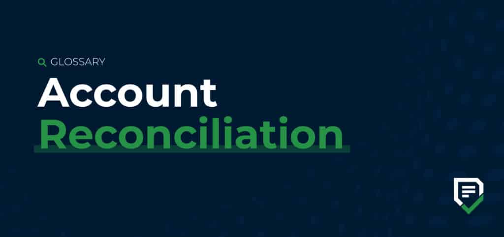 glossary cover image for account reconciliation term