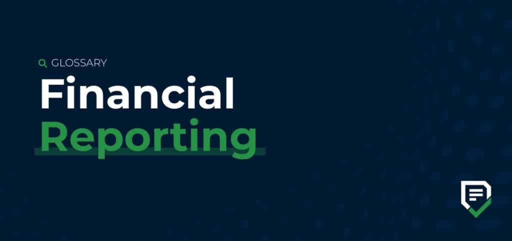 glossary cover image for Financial Reporting