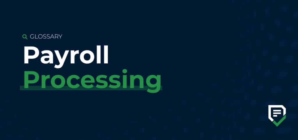 glossary cover image for payroll processing