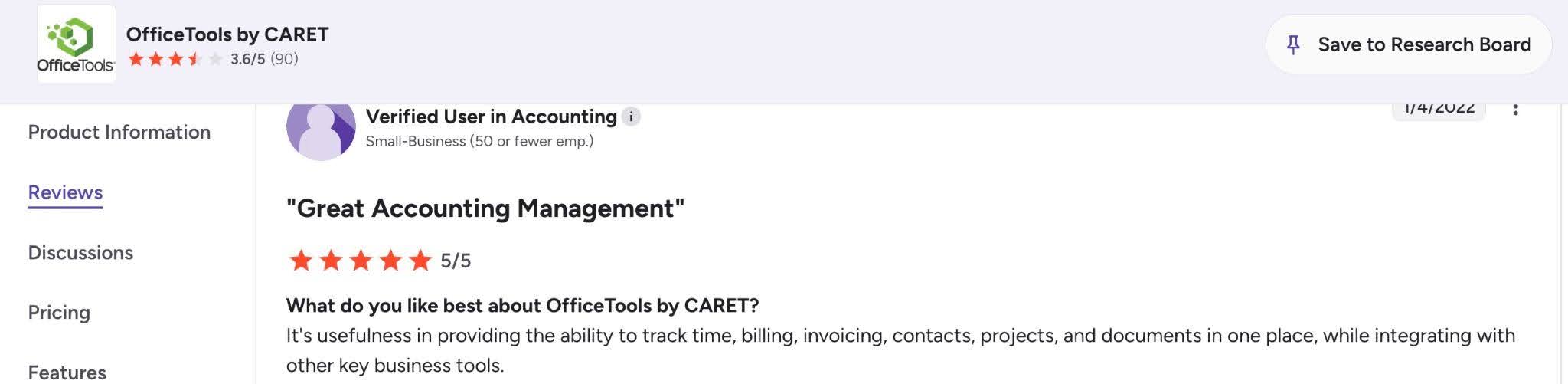 a review of OfficeTools by an anonymous user