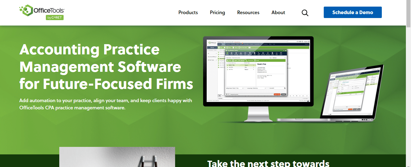 snasphot of officetools software