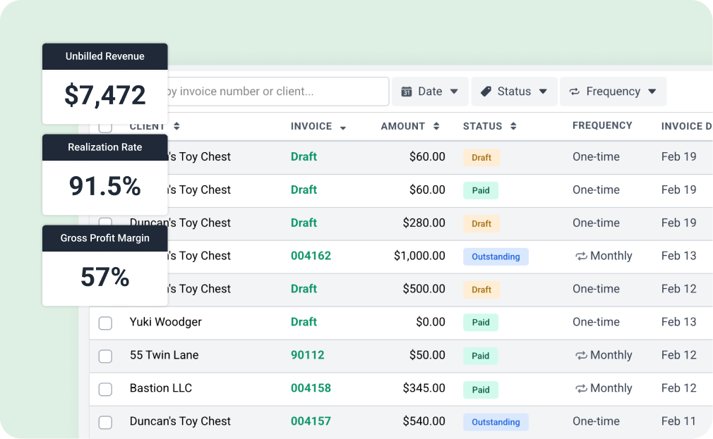 Billing and payments screenshot