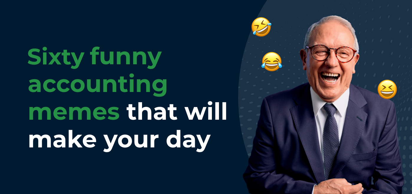 cover image for 60 funny accounting memes
