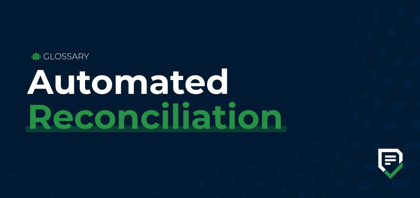 glossary cover image for automated reconciliation