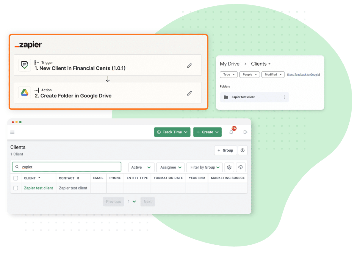 Automatically create new client folders in your document management system